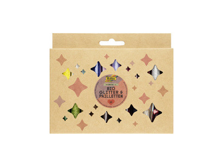 folia Set de paillettes BIO, Rainbow L