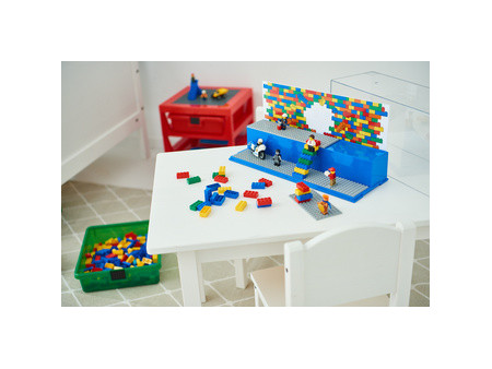 LEGO Vitrine PLAY & DISPLAY CASE ICONIC, bleu