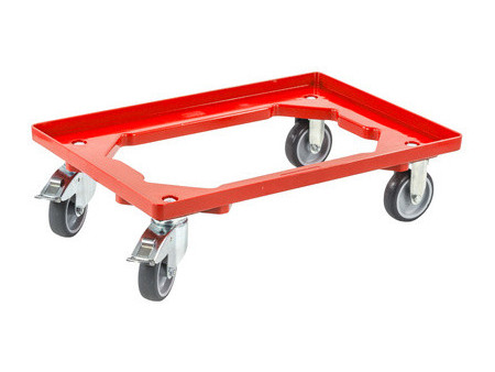 allit Chariot de transport ProfiPlus EuroRoll OB 600, rouge