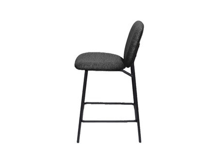 PAPERFLOW Chaise de bar TWIST, set de 2, gris