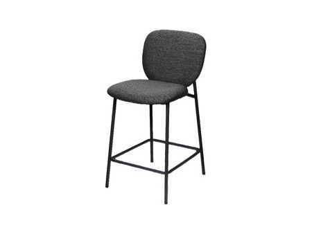 PAPERFLOW Chaise de bar TWIST, set de 2, gris
