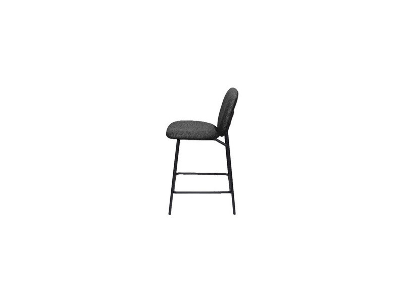 PAPERFLOW Chaise de bar TWIST, set de 2, anthracite