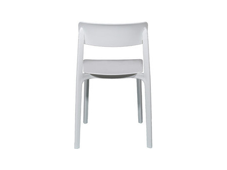 PAPERFLOW Chaise visiteur d'extérieur OTHO, set de 2, noir