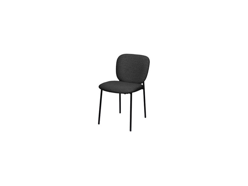 PAPERFLOW Chaise visiteur TWIST set de 2, anthracite