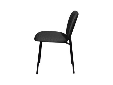 PAPERFLOW Chaise visiteur TWIST set de 2, anthracite