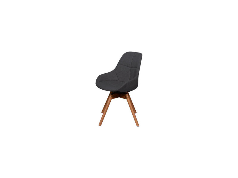 PAPERFLOW Chaise visiteur JUNO, set de 2, anthracite