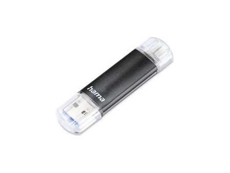 hama Clé USB 3.0 'Laeta Twin', 16 GB, noir