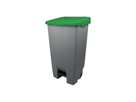 helit Poubelle à pédale 'the step chief', 120 litres, bleu