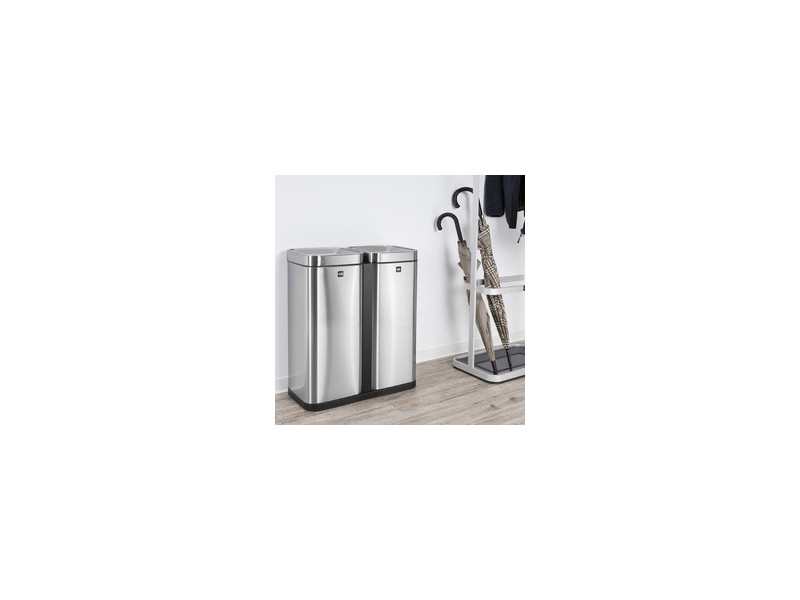 helit Poubelle de tri sélectif 'the twin bin', 2 x 30 litres