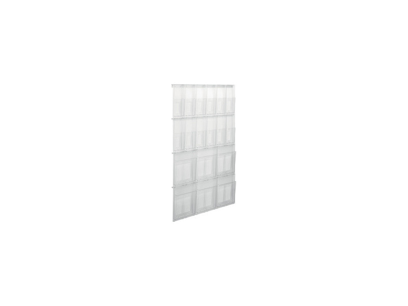 helit Porte-brochures mural 'the placativ', transparent