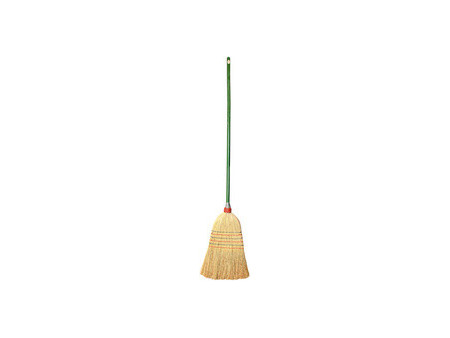 Peggy Perfect Balai paille de riz, manche en bois, 6 fils