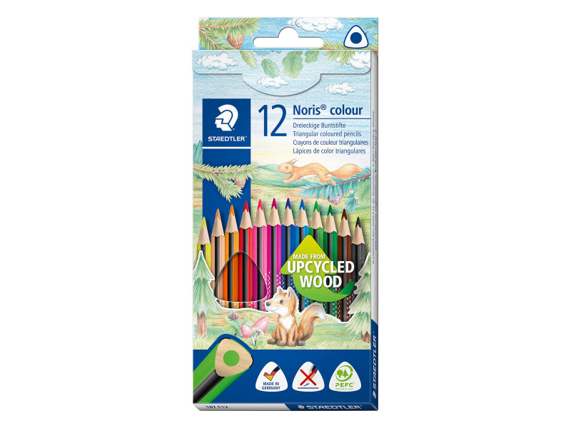 STAEDTLER Crayon de couleur Noris colour, étui carton de 12