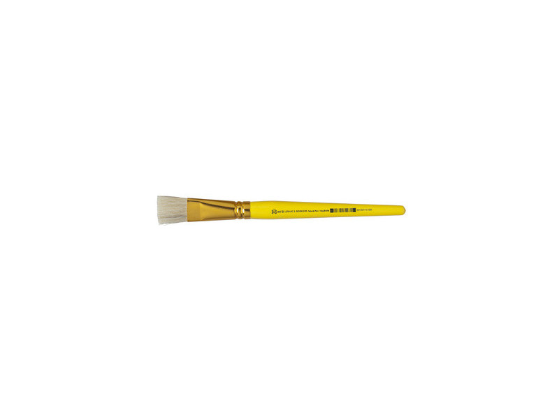 LEFRANC BOURGEOIS Pinceau brosse en soie de porc, plat, N.12