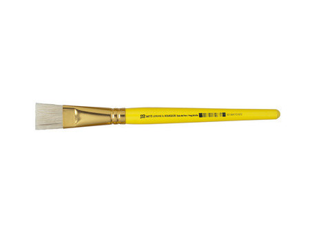 LEFRANC BOURGEOIS Pinceau brosse en soie de porc, plat, N.12
