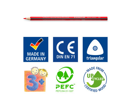 STAEDTLER Crayon de couleur Noris colour, étui carton de 12