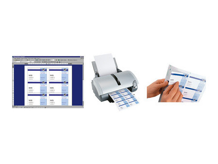 sigel Cartes de visite 3C, 85 x 55 mm, 225 g/m2, extra blanc