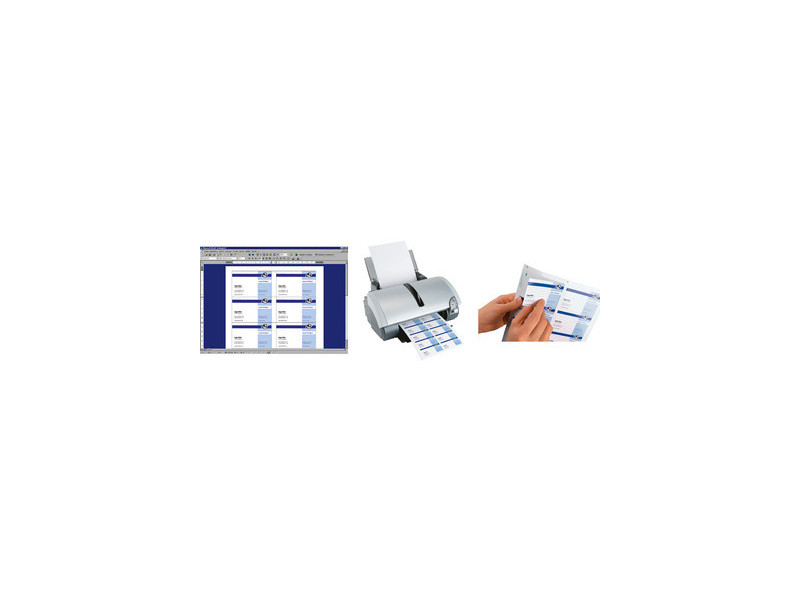 sigel Cartes de visite 3C, 85 x 55 mm, 225 g/m2, extra blanc