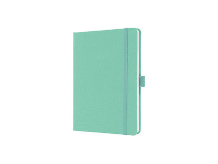 sigel Carnet de notes Jolie Feel, tissu, A5, ligné, bleu