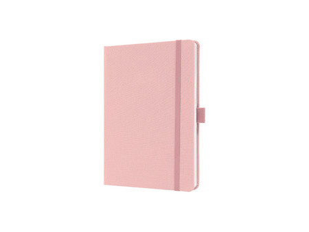 sigel Carnet de notes Jolie Feel, tissu, A5, ligné, bleu