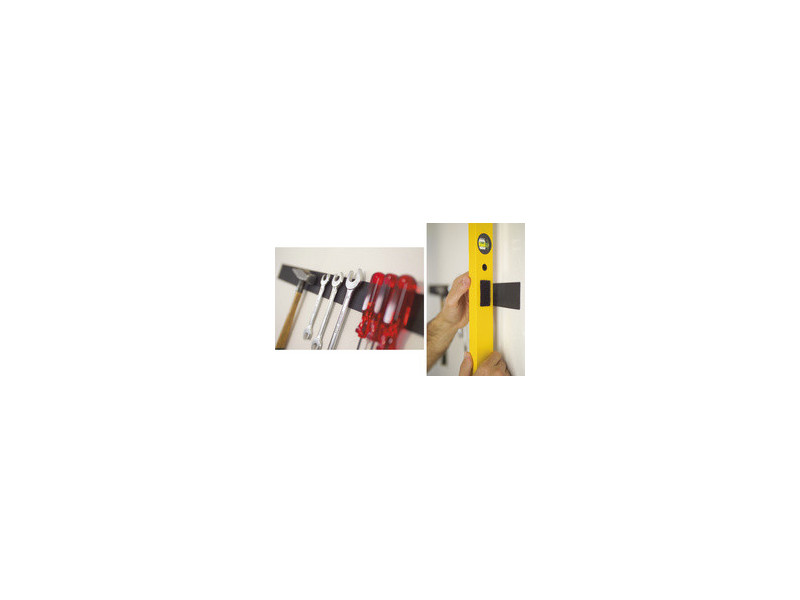 tesa On & Off Bande auto-agrippante Extra Strong, noir