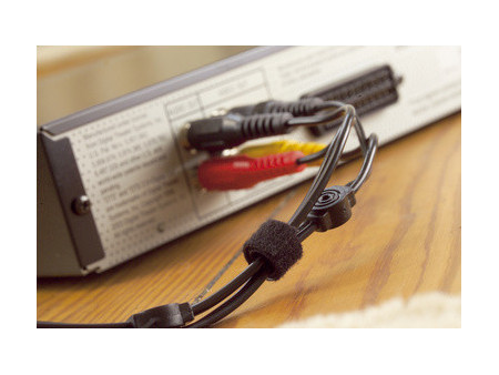 tesa On & Off Serre-câbles Cable Manager Universal, noir
