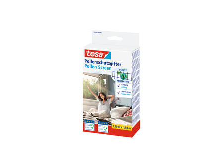 tesa Filtre à pollen pour fenêtre, 1,50 m x 1,30 m