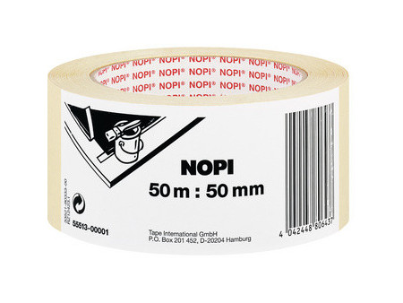 NOPI ruban masquage papier crêpé pr peinture, 30mmx50m,béige