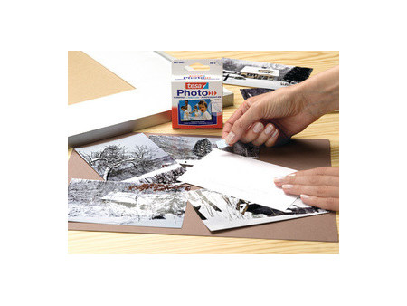 tesa Photo Pastilles adhésives pour photos, blanc, fixation