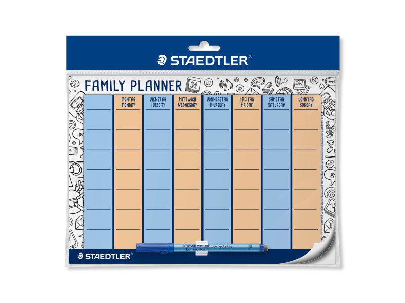 STAEDTLER Organiseur familial Lumocolor réutilisable, A4