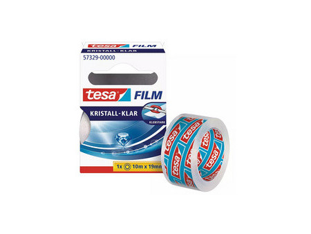 tesa Film Ruban adhésif, 19 mm x 10 m, transparent