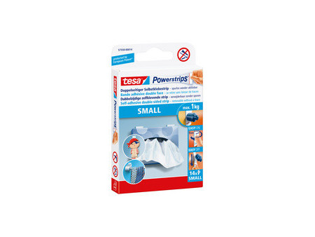 tesa Powerstrips SMALL, fixe des objets jusqu'à 1,0 kg