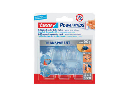 tesa Powerstrips CROCHET DECO adhésif XL, pour max. 1 kg