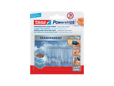 tesa powerstrips CROCHET DECO adhésif, pour max. 0,2 kg