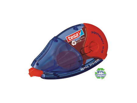 tesa ecoLogo Cassette de recharge pour roller PERMANENT GLUE