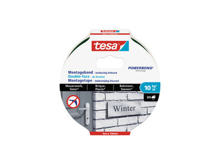 tesa Powerbond Adhésif double face de montage pour brique