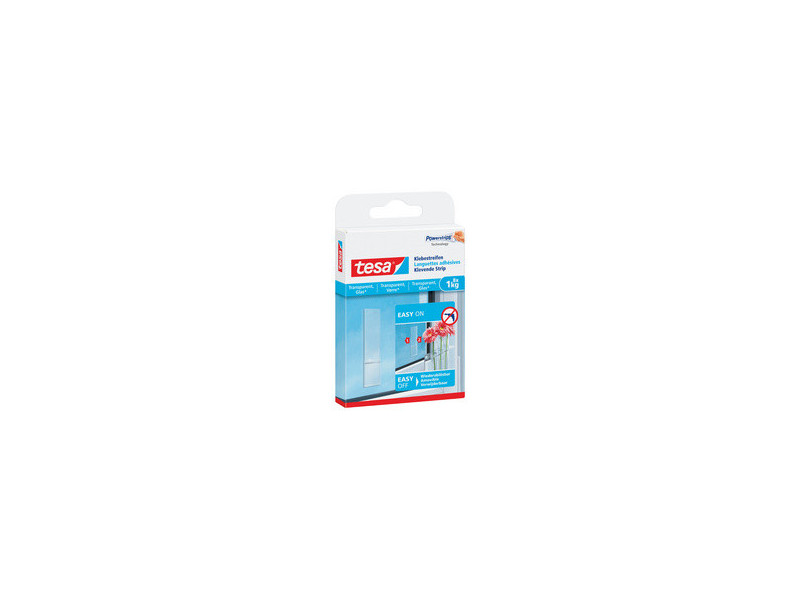 tesa Powerstrips Languettes adhésives pour surfaces en verre