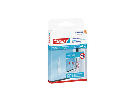 tesa Powerstrips Languettes adhésives pour surfaces en verre