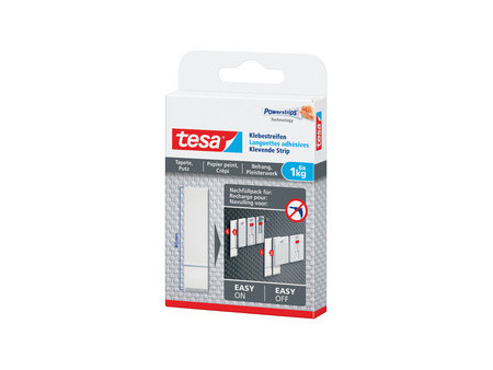 tesa Powerstrips Languettes adhésives pour papier peint/