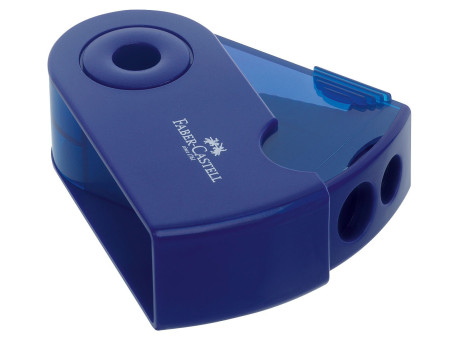 FABER-CASTELL Taille-crayon double avec étui de protection