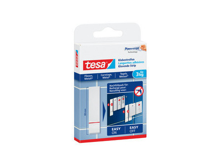 tesa Powerstrips Languettes adhésives pr carrelage et métal