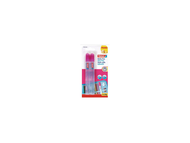 tesa Stylo de colle 'Glue Pen', sans solvant, 2 x 20 g