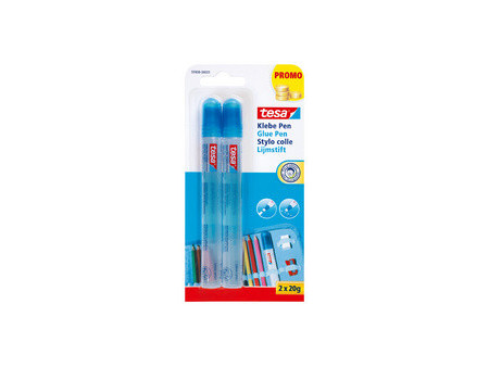 tesa Stylo de colle 'Glue Pen', sans solvant, 2 x 20 g