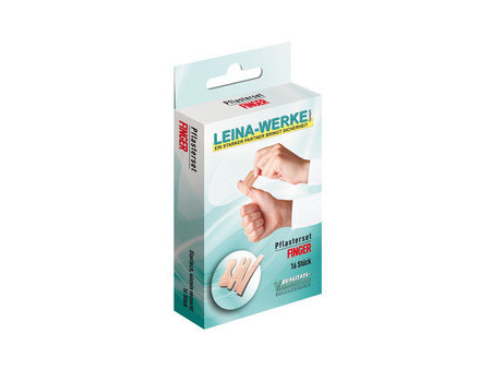 LEINA Kit de sparadrap 'Doigt', 16 pièces, couleur chair