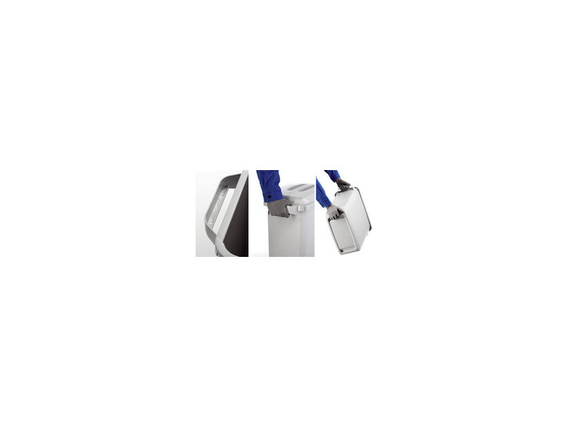 DURABLE poubelle DURABIN 60, rectangulaire, gris