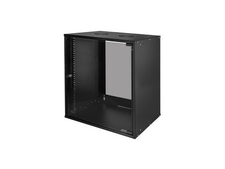 LogiLink Coffret mural 19' ECO, 12 U, assemblé, noir