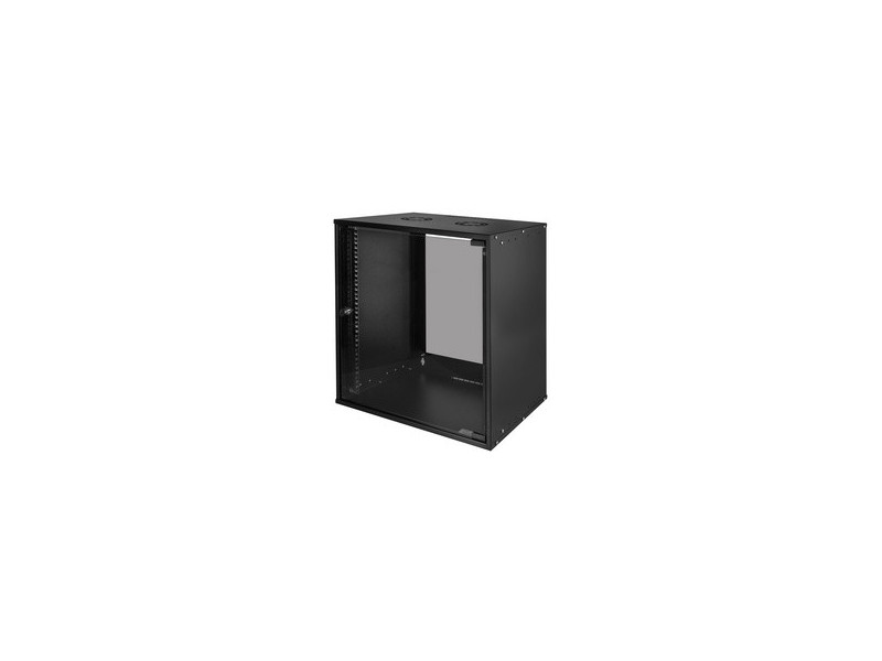 LogiLink Coffret mural 19' ECO, 12 U, assemblé, noir