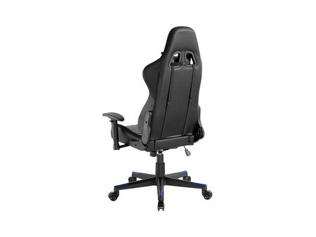 LogiLink Fauteuil pour jeux vidéo, avec lumière RVB, noir