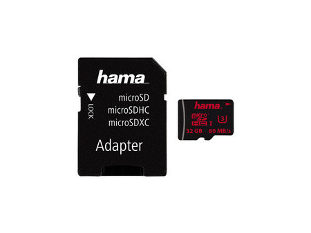 hama Carte mémoire Micro SecureDigital HC, Classe 3, 128 Go