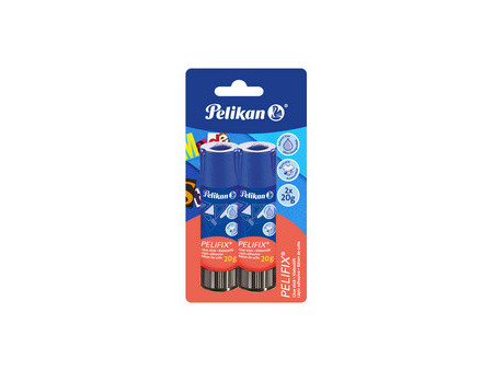 Pelifix Bâton de colle PELIFIX, 20 g, blister de 2
