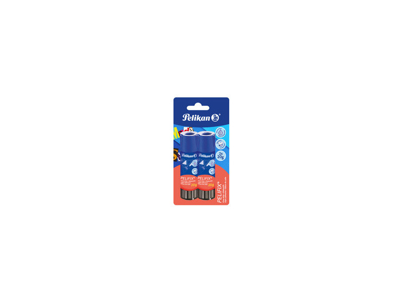 Pelifix Bâton de colle PELIFIX, 10 g, blister de 2